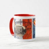 ヴィンテージトラベルグランドホテルパイス,マドリード,スペイン マグカップ (正面左)
