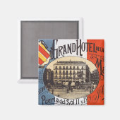 ヴィンテージトラベルグランドホテルパイス，マドリード，スペイン マグネット (正面/裏面)