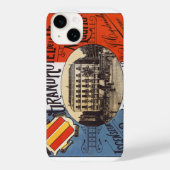 ヴィンテージトラベルグランドホテルパイス,マドリード,スペイン Case-Mate iPhoneケース (裏面)