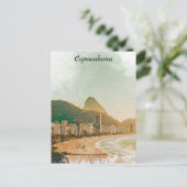 ヴィンテージトラベルコパカバーナビーチリオデジャネイロ ポストカード (スタンド正面)