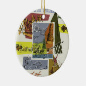 ヴィンテージトラベルサウスダコタUSA セラミックオーナメント (右)