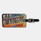 ヴィンテージトラベルサンフランシスコ ラゲッジタグ (正面横)