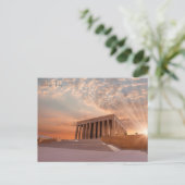 ヴィンテージトラベルシティアンカラターキーバケーションレトロ ポストカード (スタンド正面)