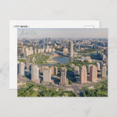 ヴィンテージトラベルシティ鄭州中国レトロ中国の ポストカード (正面/裏面)