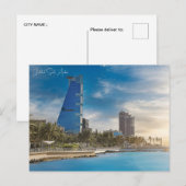 ヴィンテージトラベルジェッダSaudi Arabia Vacation retro ポストカード (正面/裏面)