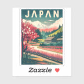 ヴィンテージトラベルジャパン桜さくらんぼブロッサム シール (シート)