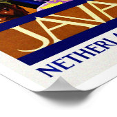 ヴィンテージトラベルジャワとバリ ポスター (角)