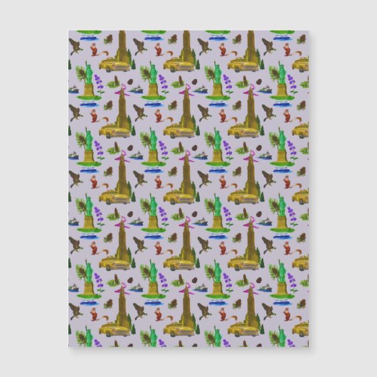 ヴィンテージトラベルスカイラインニューヨーク自由秋 (正面)