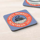 ヴィンテージトラベルスワンバードホテルモンニースイス コースター (左側)