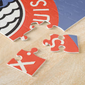 ヴィンテージトラベルスワンバードホテルモンニースイス ジグソーパズル (側面)