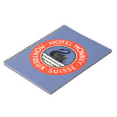 ヴィンテージトラベルスワンバードホテルモンニースイス ノートブック (左側)