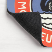 ヴィンテージトラベルスワンバードホテルモンニースイス マウスパッド (コーナー)