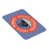 ヴィンテージトラベルスワンバードホテルモンニースイス マグネット (右側)