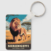 ヴィンテージトラベルセレンゲティ国立公園タンザニア キーホルダー (裏面)