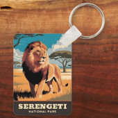 ヴィンテージトラベルセレンゲティ国立公園タンザニア キーホルダー (裏面)