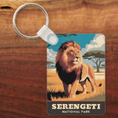 ヴィンテージトラベルセレンゲティ国立公園タンザニア キーホルダー (正面)