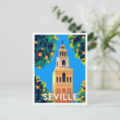 ヴィンテージトラベルセヴィルスペインセビラシティツーリズム ポストカード (スタンド正面)