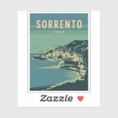ヴィンテージトラベルソレントイタリアレトログラフィック シール (シート)