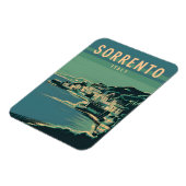 ヴィンテージトラベルソレントイタリアレトログラフィック マグネット (左側)