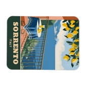 ヴィンテージトラベルソレントItalyシーサイドレトロ マグネット (横)