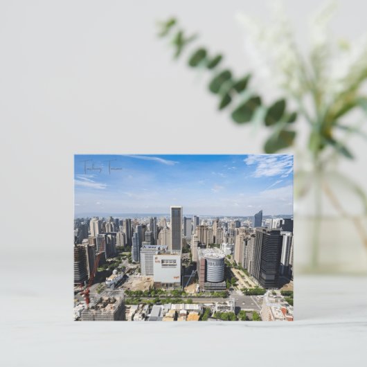 ヴィンテージトラベルタイチュンタイワンアジアシティレトロ ポストカード (スタンド正面)