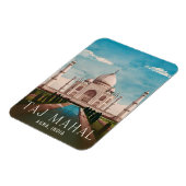 ヴィンテージトラベルタージマハルインドレトロ風光明媚 マグネット (左側)