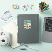 ヴィンテージトラベルチェンマイタイランドレトログラフィック シール (iPadカバー)