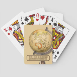 ヴィンテージトラベルデザインクラシックトランプ トランプ