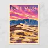 ヴィンテージトラベルデスヴァレーナショナルパークレトロ ポストカード (正面)