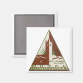 ヴィンテージトラベルトランザントランティックホテル,アルジェリア マグネット (正面/裏面)