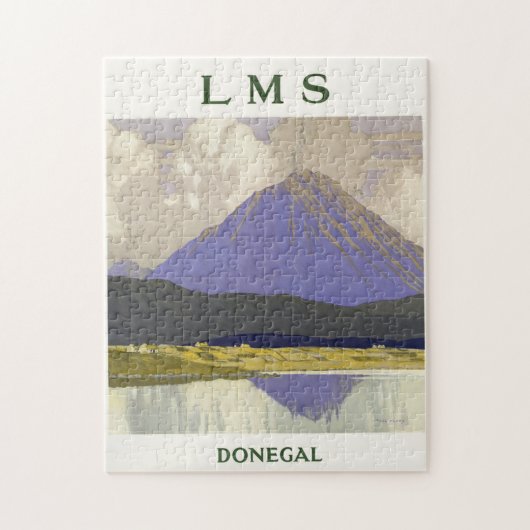 ヴィンテージトラベルドネガルアイルランド ジグソーパズル (縦)