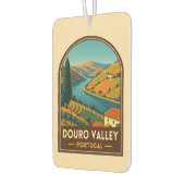 ヴィンテージトラベルドーロバレーポルトガルレトロ風光明媚 カーエアーフレッシュナー (左)