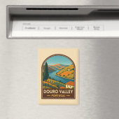 ヴィンテージトラベルドーロバレーポルトガルレトロ風光明媚 マグネット (インサイチュ (食洗機))