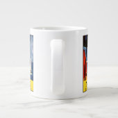 ヴィンテージトラベルナポリNaplesイタリアのマグ ジャンボコーヒーマグカップ (裏面)