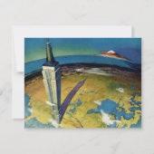 ヴィンテージトラベルニューヨークシティエンパイアステート建物 (正面)