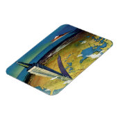 ヴィンテージトラベルニューヨークシティエンパイアステート建物 マグネット (左側)