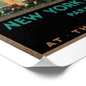 ヴィンテージトラベルニューヨークセントラル建物 ポスター (角)
