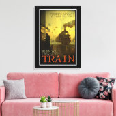 ヴィンテージトラベルバイトレインキャンバスプリントプリント キャンバスプリント (インサイチュ (リビング))