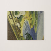 ヴィンテージトラベルバスクコーストフランス ジグソーパズル (横)