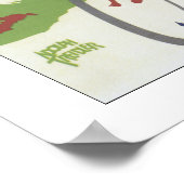 ヴィンテージトラベルバミューダポスタープリント ポスター (角)