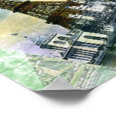 ヴィンテージトラベルパリポスター ポスター (角)