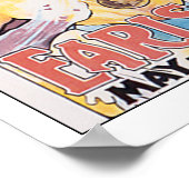 ヴィンテージトラベルパリinロンドン ポスター (角)