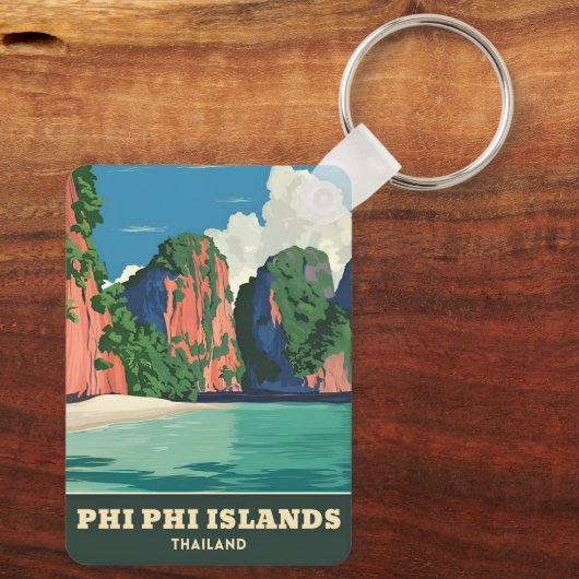 ヴィンテージトラベルピピアイランズタイランドシーサイド キーホルダー (裏面)