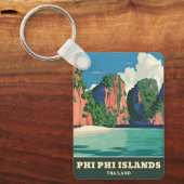 ヴィンテージトラベルピピアイランズタイランドシーサイド キーホルダー (正面)