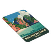 ヴィンテージトラベルピピアイランズタイランドシーサイド マグネット (右側)