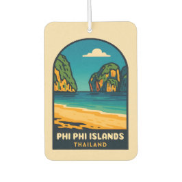 ヴィンテージトラベルピピアイランズタイランドビーチ カーエアーフレッシュナー