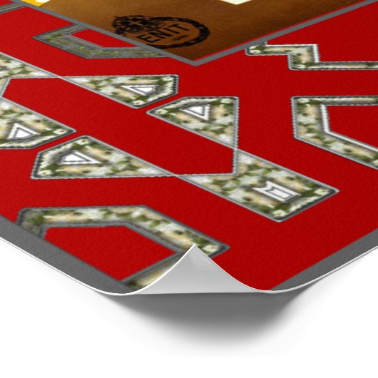 ヴィンテージトラベルフィレンツェイタリアプリント ポスター (角)