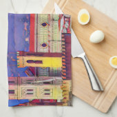 ヴィンテージトラベルフィレンツェItaly Church Duomo キッチンタオル (四つ折り)