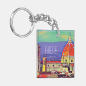 ヴィンテージトラベルフィレンツェItaly Church Duomo キーホルダー (正面左)