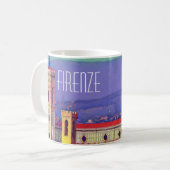 ヴィンテージトラベルフィレンツェItaly Church Duomo コーヒーマグカップ (正面左)